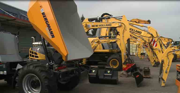 Construction equipment dealership