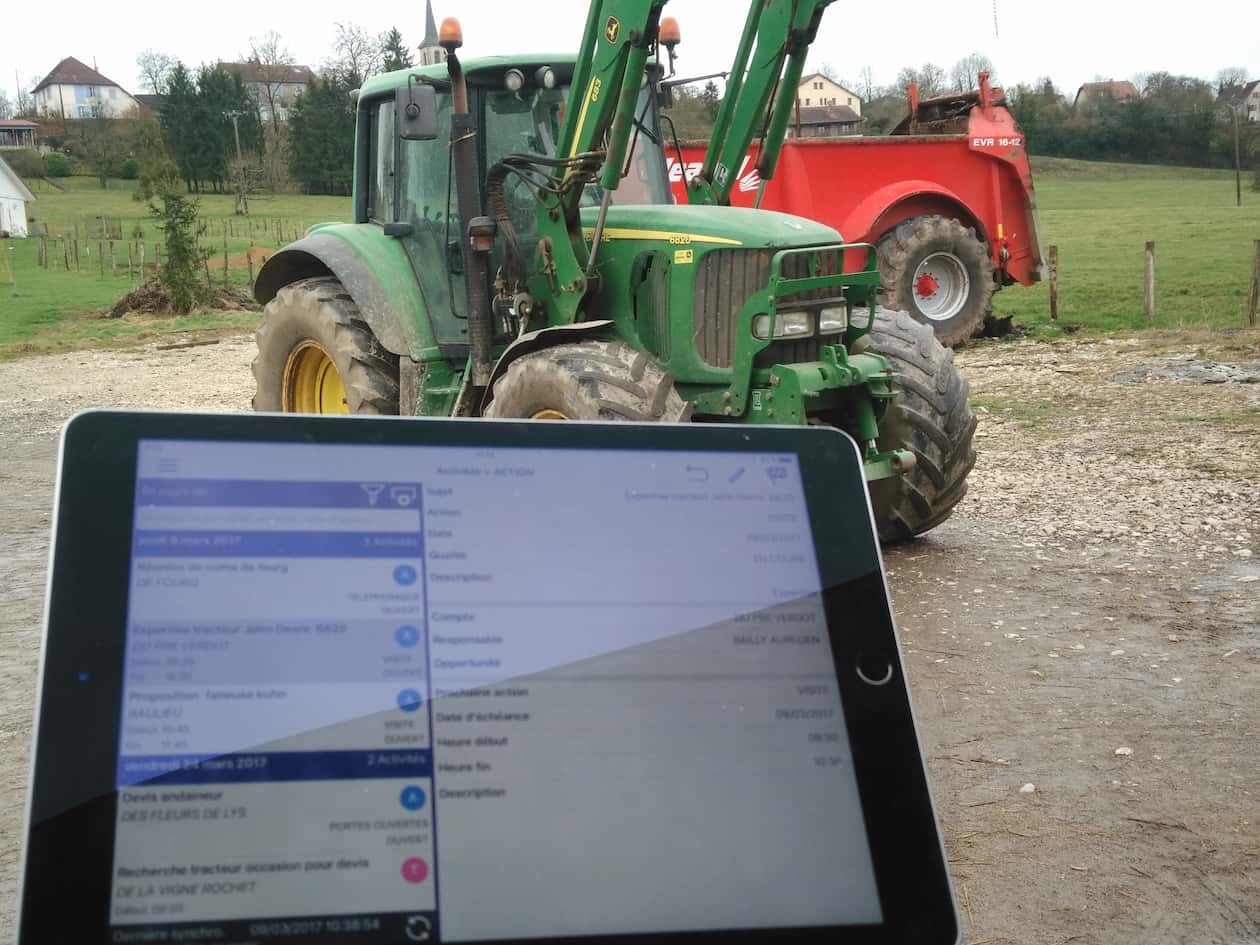 Agricultural machinery software